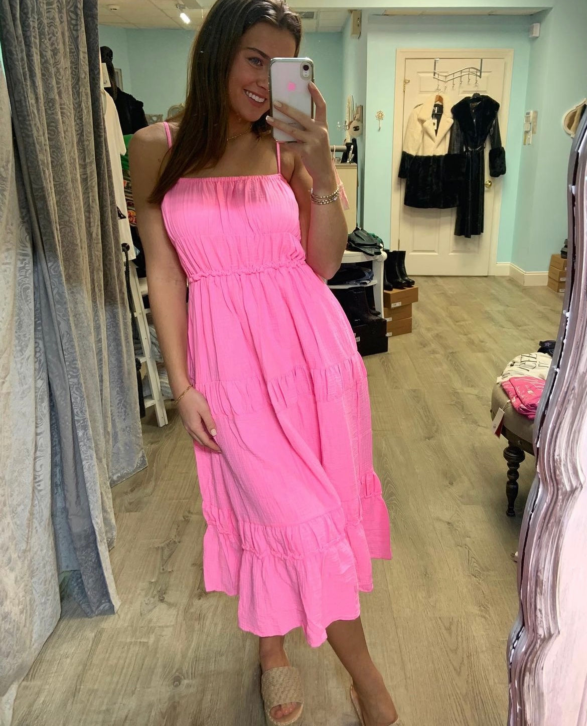Hot Pink Maxi Dress