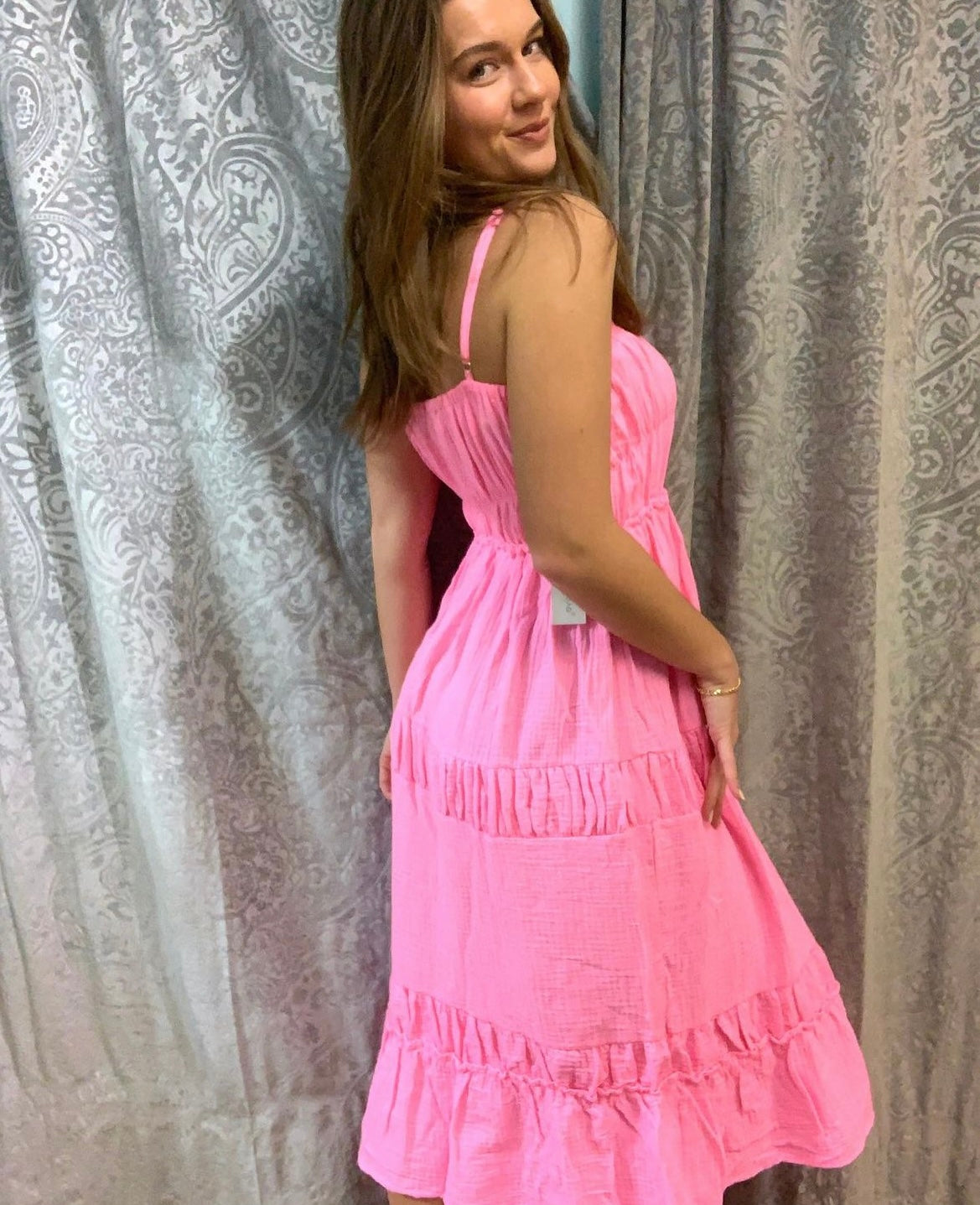 Hot Pink Maxi Dress