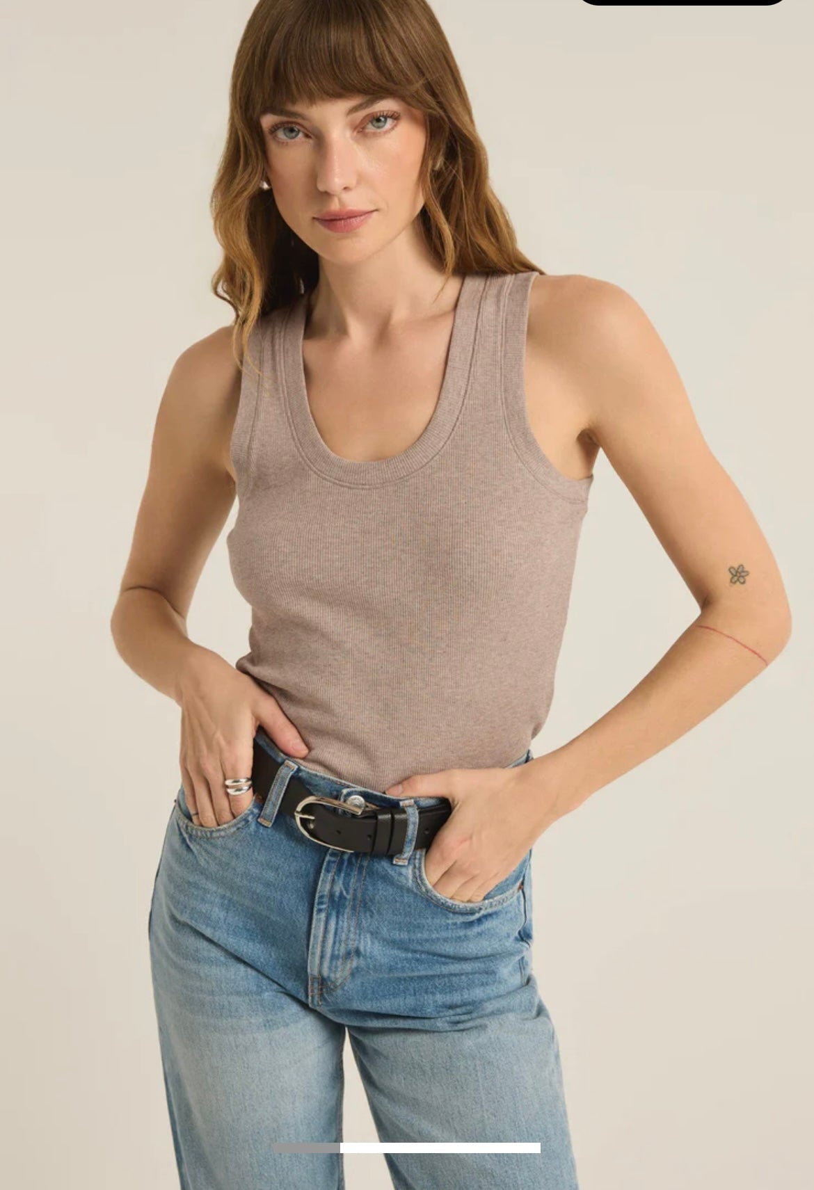 Taupe Sirena Tank