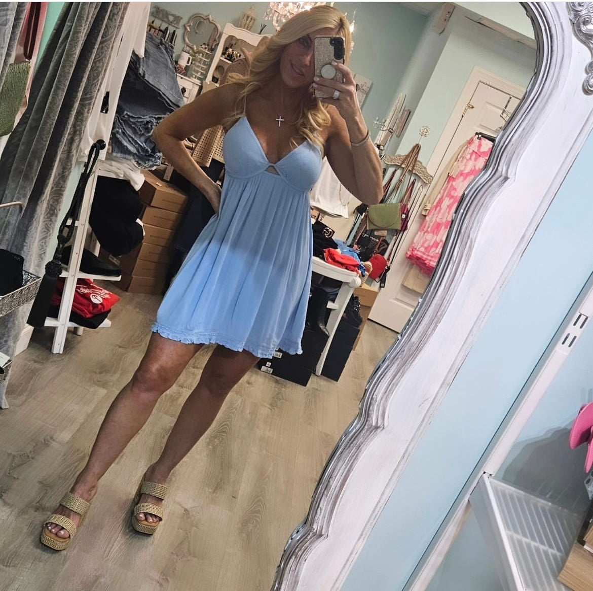 Powder Blue Dress