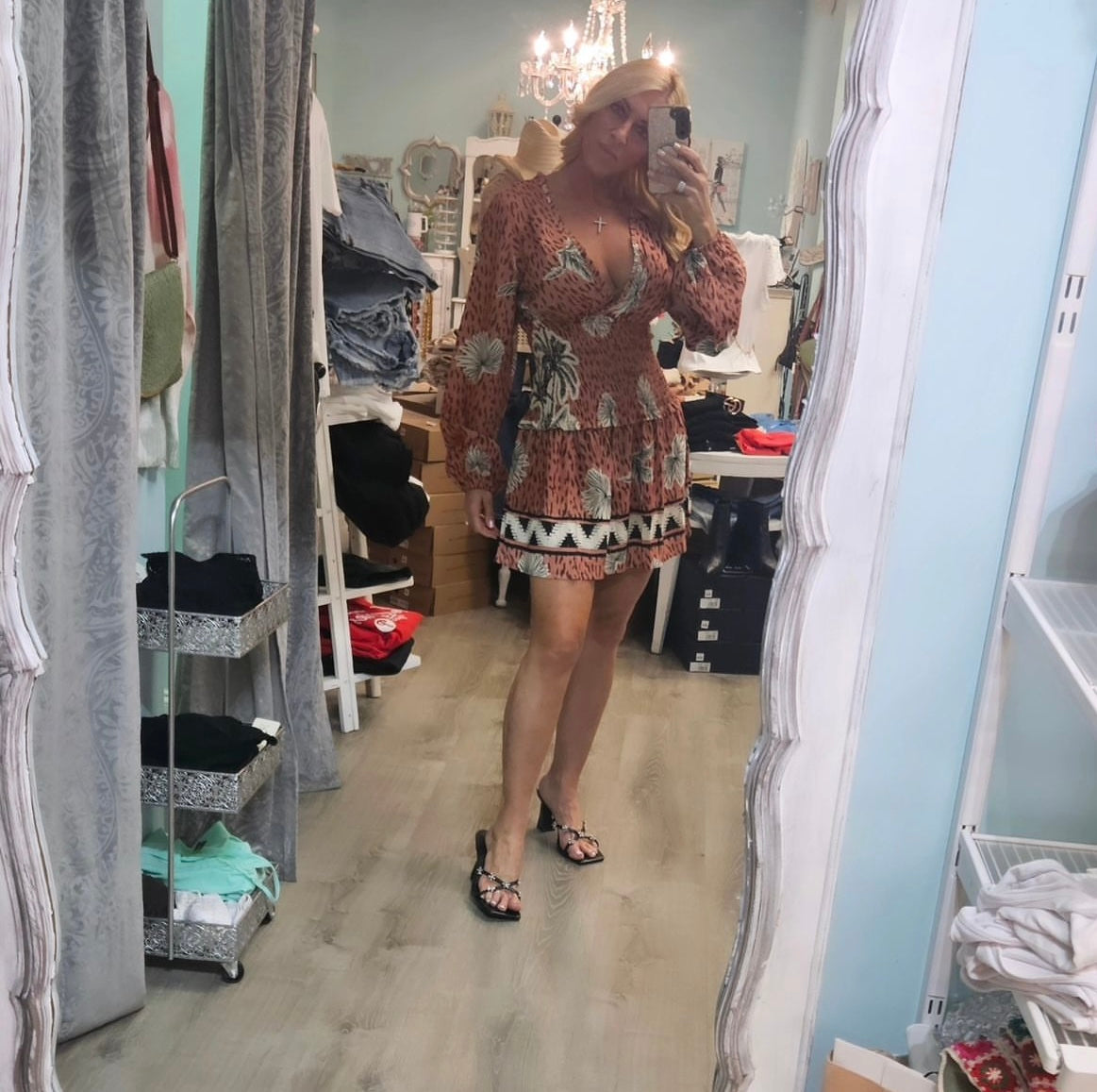 Palm Border Dress