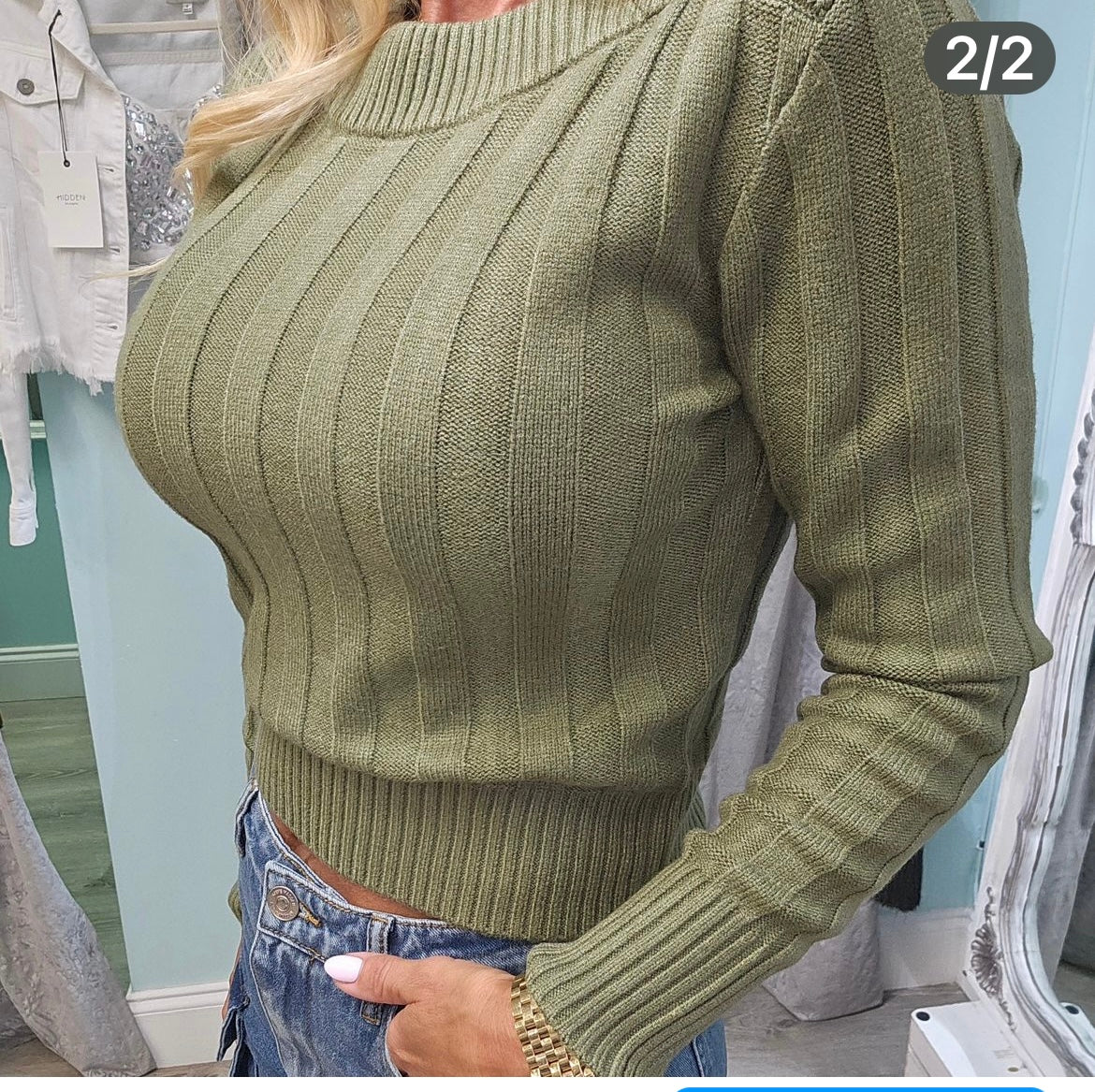 Olive Serra Sweater