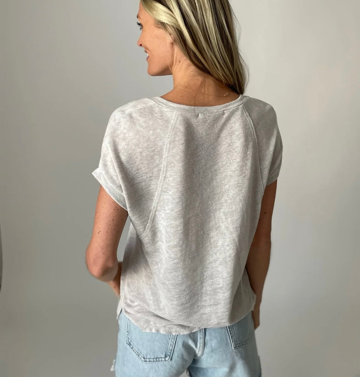 Grey Lucy Tee