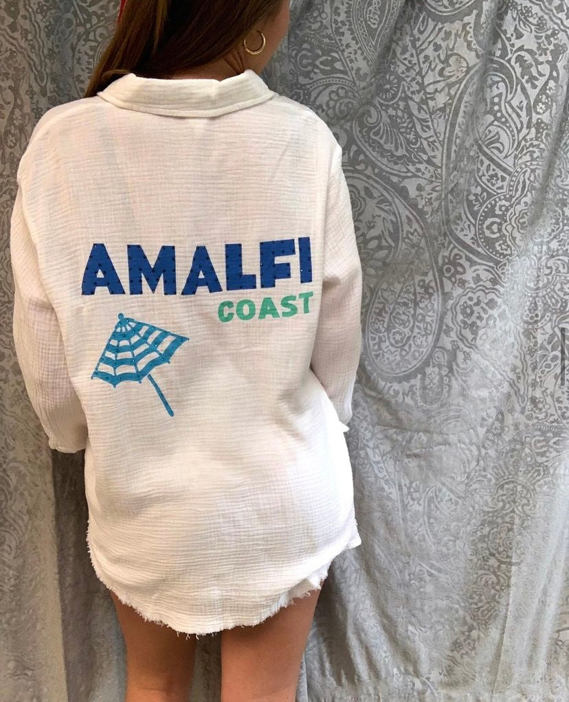 White Amafi Shirt
