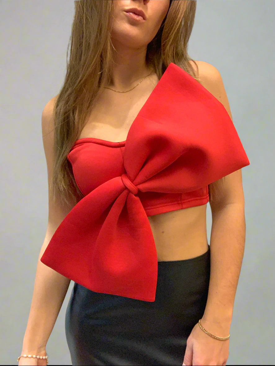 Red Bow Top
