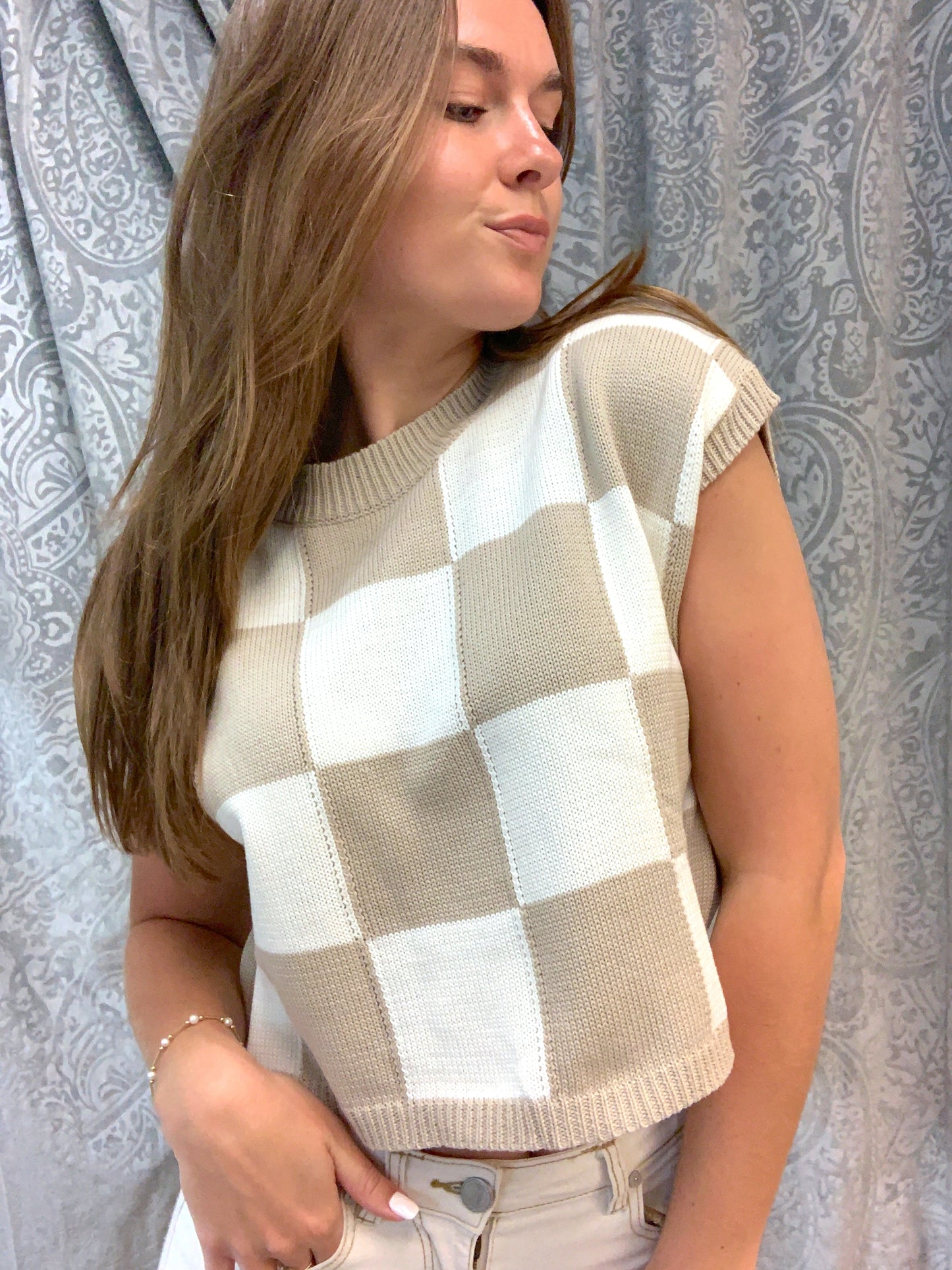 Taupe Hannah Top