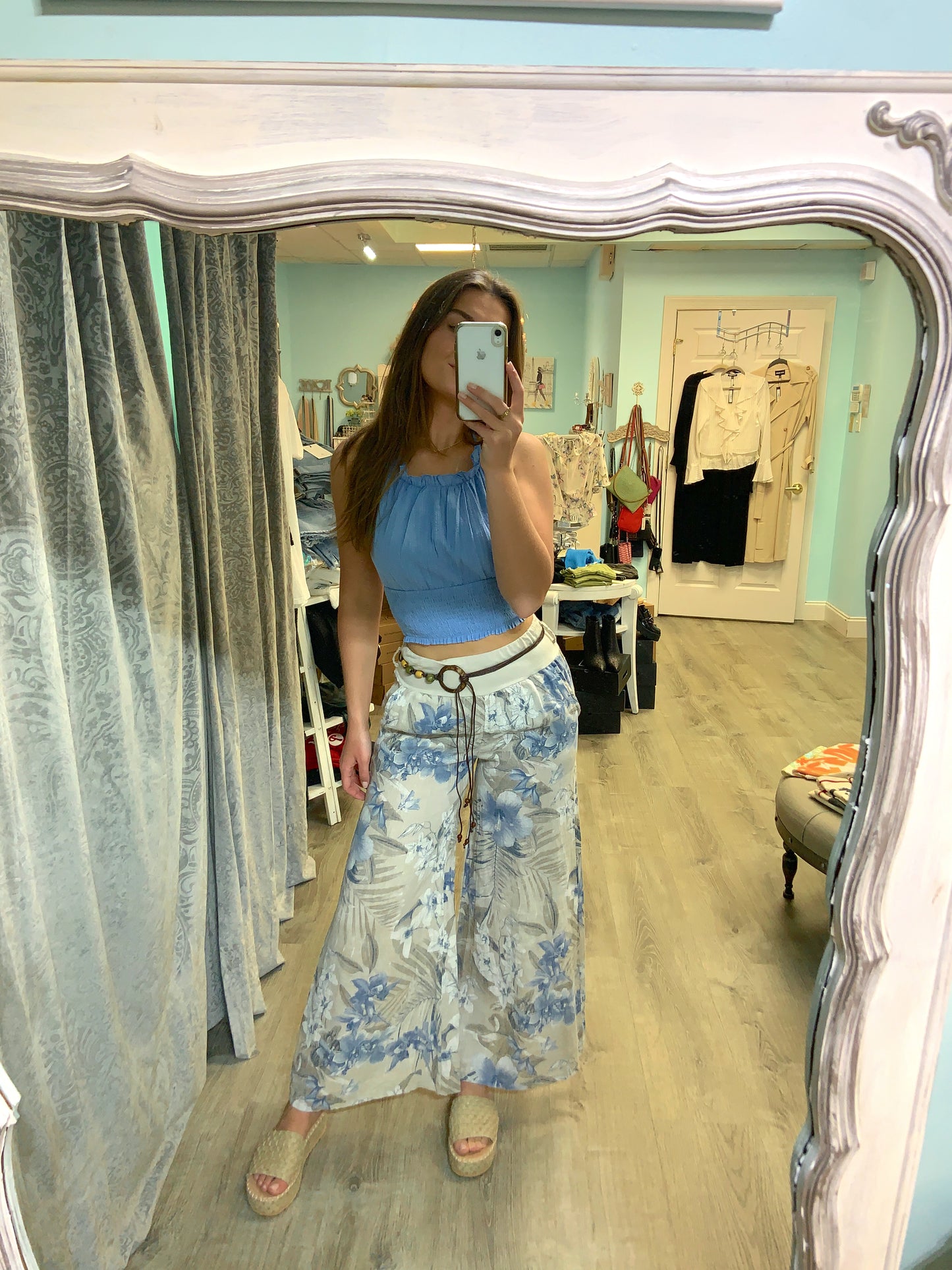 Floral Wide Leg Pant