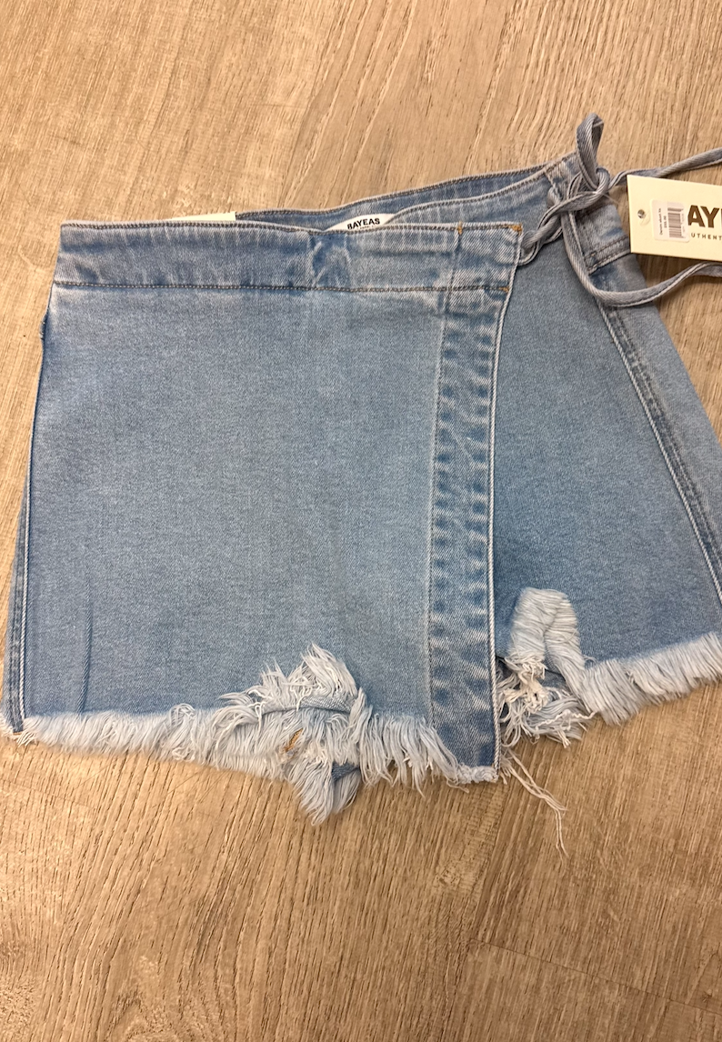 Denim Skort