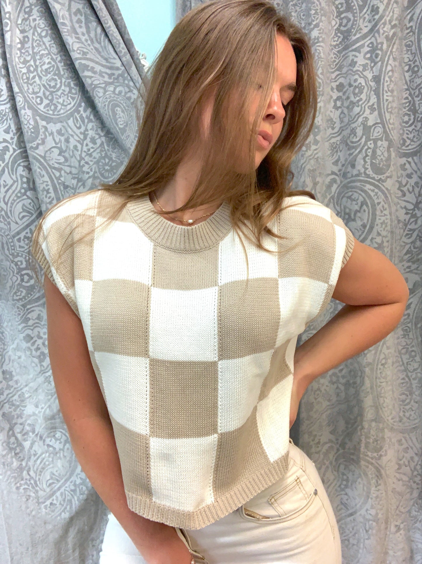 Taupe Hannah Top